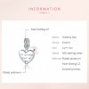 Charm Pendente O anjo da guarda da vida estilo Pandora - BSC307