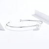 Bracelete Rigido Aberto Pérola quieta estilo Pandora - SCB168