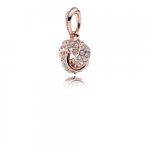 Charm Pendente PANDORA Rose™ Nó do Amor - 380385CZ Charm Pendente PANDORA Rose™ Nó do Amor - 380385CZ