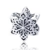 Charm Floco de neve cintilante estilo Pandora - SCC719 Charm Floco de neve cintilante estilo Pandora - SCC719