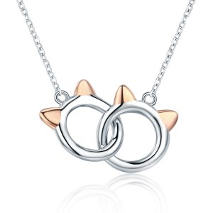 Colar Gato de estimação estilo Pandora Rose - SCN252 Colar Gato de estimação estilo Pandora Rose - SCN252