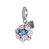Charm Pendente Jardim colorido estilo Pandora - SCC1702