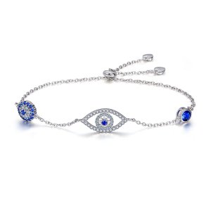 Pulseira Olho da guarda estilo Pandora - SCB089 Pulseira Olho da guarda estilo Pandora - SCB089