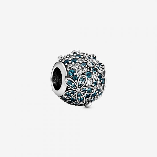 Conta Pavé Margarida Azul Pandora - 798797C01  Clique na imagem para fechar
