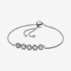 Bracelete Ajustavel Circulo Brilhante - 598510C01
