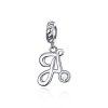 Charm Pendente Letra A estilo Pandora - SCC1183-A