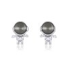 Brincos Petit Moonstone Astronaut estilo Pandora - SCE871