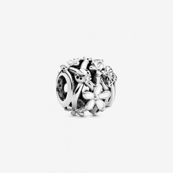 Charm recortes de Flor de Margarida Branca Pandora - 798772C01  Clique na imagem para fechar