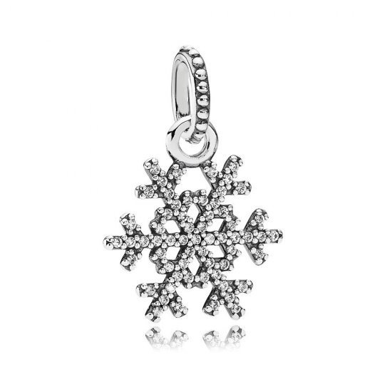 Pendente PANDORA Floco de Neve - 390354CZ - Colares e Pendente PANDORAs  Clique na imagem para fechar