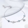 Pulseira Floco de neve dançando estilo Pandora - BSB001