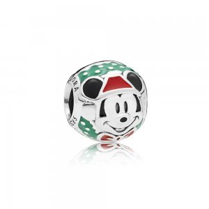 Charm berloques PANDORA Retrato Do Mickey Papai Noel Charm berloques PANDORA Retrato Do Mickey Papai Noel