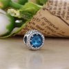 Charm PANDORA Coração Radiante Azul Glacial - 791725NGL