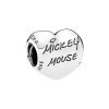 Charm Pandora de prata Disney, Assinatura do Mickey Mouse Charm Pandora de prata Disney, Assinatura do Mickey Mouse