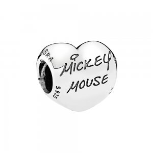 Charm Pandora de prata Disney, Assinatura do Mickey Mouse