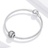 Charm Flores com orifícios, letra X estilo Pandora - SCC1444-X