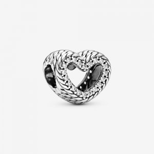 Conta Coração Malha Snake Pandora - 799100C01