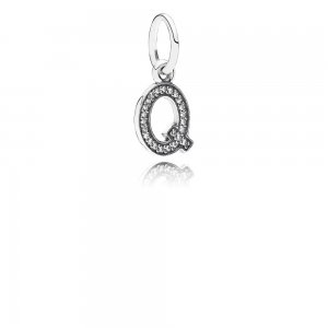Pingente PANDORA de Prata Brilhante Letra Q - 791329CZ