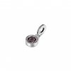 Charm Pendente Duplo Disco Brilhante Vermelho - 799186C03