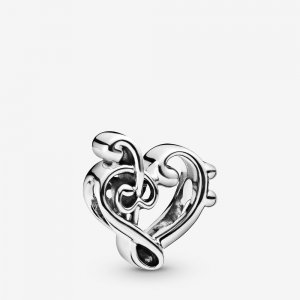 Charm Clave De Sol Do Coração - 798346
