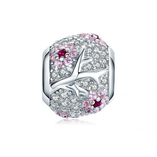 Charm Flor de ameixa life Pandora - BSC153  Clique na imagem para fechar