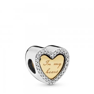 Charm Em Meu Coração Pandora - 767606CZ