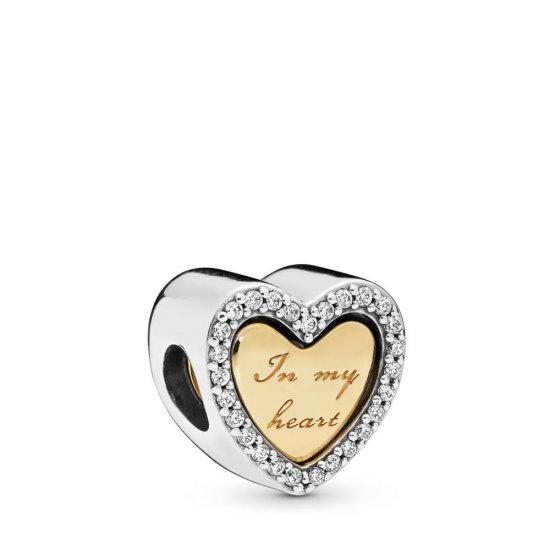 Charm Em Meu Coração Pandora - 767606CZ  Clique na imagem para fechar