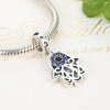 Charm Pendente Mão Hamsa estilo Pandora - SCC085