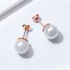 Brincos Petit Pérola estilo Pandora Rose - SCE609