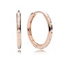 Brinco PANDORA ROSETM Argola Pontos de Luz - 286244CZ Brinco PANDORA ROSETM Argola Pontos de Luz - 286244CZ