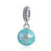 Charm Pendente Mar Azul estilo verão estilo Pandora - SCC136