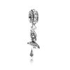 Charm com Pendente PANDORA Bailarina - 791365CZ Charm com Pendente PANDORA Bailarina - 791365CZ