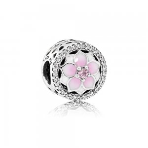 Conta PANDORA Botão Magnólia - 792085PCZ Conta PANDORA Botão Magnólia - 792085PCZ