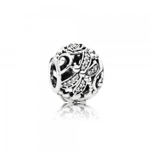 Charm PANDORA Vazado Delicadas Libélulas - 791733CZ Charm PANDORA Vazado Delicadas Libélulas - 791733CZ