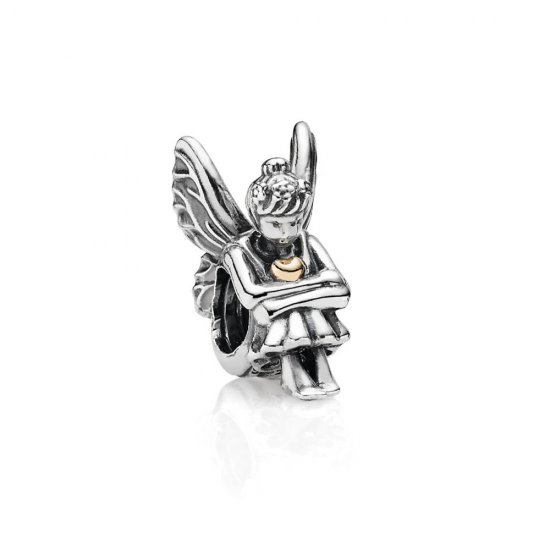 Charm PANDORA de Prata e Ouro Fada Ninfa - 791206  Clique na imagem para fechar