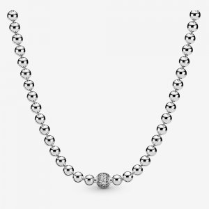 Colar Beads & Pavé Pandora - 398565C01