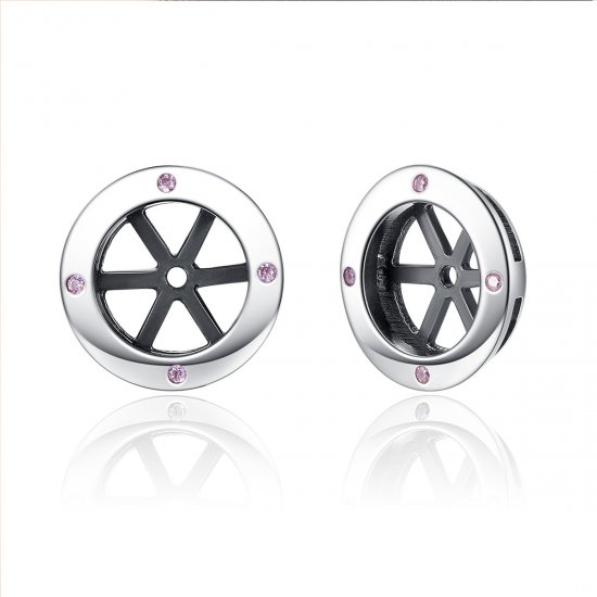 Brincos Petit Brilhante Clássico estilo Pandora - SCE032-1W  Clique na imagem para fechar
