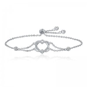 Pulseira Love Cardiogram estilo Pandora - SCB022 Pulseira Love Cardiogram estilo Pandora - SCB022