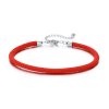 Pulseira de cordão Corda vermelha estilo Pandora - SCB166 Pulseira de cordão Corda vermelha estilo Pandora - SCB166
