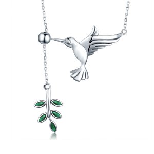 Colar Saudações dos colibris estilo Pandora - SCN217