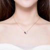 Colar Coração de Origami estilo Pandora Rose - SCN330