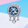 Charm Coração de Cristal Brilhante estilo Pandora - SCC724