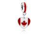 Pingente PANDORA Coração Canadense Pingente PANDORA Coração Canadense