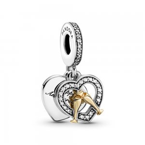 Charm Pendente De Aniversário De Relacionamento - 799322C01 Charm Pendente De Aniversário De Relacionamento - 799322C01