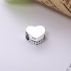 Charm berloques Pandora de prata Coração