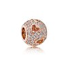 Charm PANDORA ROSE Pavê Giro do Amor - 781426CZ Charm PANDORA ROSE Pavê Giro do Amor - 781426CZ