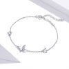 Pulseira Borboletas Cercadas estilo Pandora - SCB197