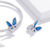 Charm Borboleta colorida estilo Pandora - BSC405