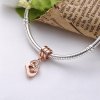 Heart PANDORA Rose dangle com Zircônia Cúbica - 781242CZ