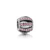 Charm PANDORA de Prata Vazado Pavê Rosa - 791115CZS Charm PANDORA de Prata Vazado Pavê Rosa - 791115CZS