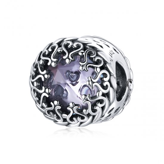 Charm A beleza dura para sempre estilo Pandora - SCC1791  Clique na imagem para fechar